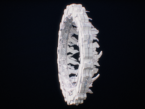 Star Gate Type 1 PBR Modèle 3D