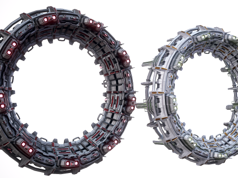 Star Gate Type 2 PBR 3D 模型