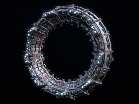 Star Gate Type 2 PBR 3D 模型