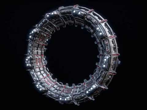 PBR Star Gate di tipo 2 Modello 3D