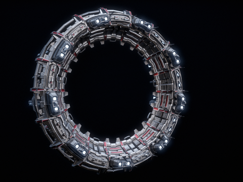 Star Gate Type 2 PBR 3D 模型