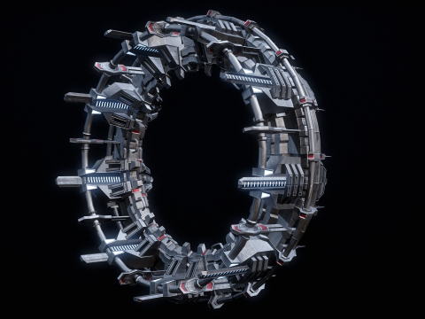 Star Gate Type 2 PBR 3D 模型
