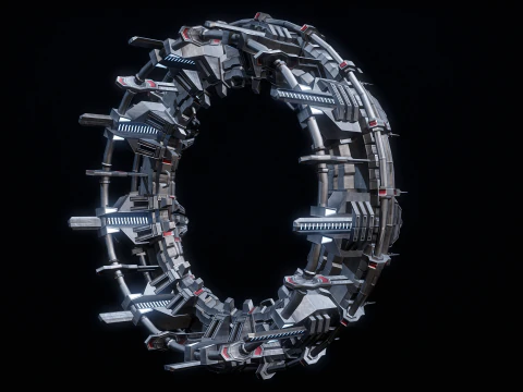 PBR Star Gate di tipo 2 Modello 3D