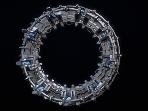 Star Gate Type 2 PBR 3D 模型