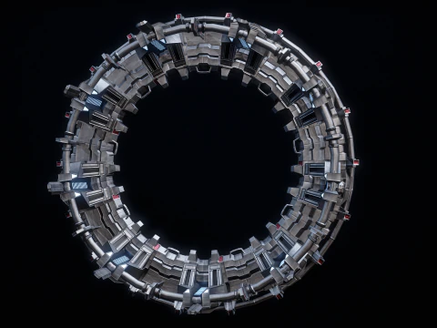 PBR Star Gate di tipo 2 Modello 3D