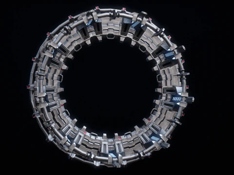 PBR Star Gate di tipo 2 Modello 3D