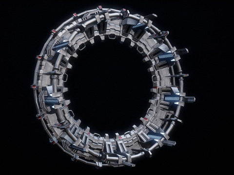 Star Gate Type 2 PBR 3D 模型