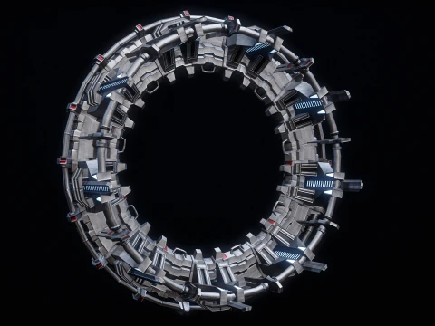 PBR Star Gate di tipo 2 Modello 3D