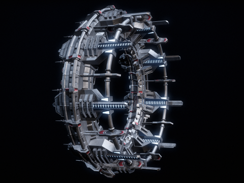 Star Gate Type 2 PBR 3D 模型