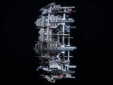 PBR Star Gate di tipo 2 Modello 3D