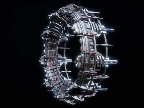 PBR Star Gate di tipo 2 Modello 3D