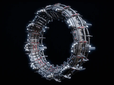 PBR Star Gate di tipo 2 Modello 3D
