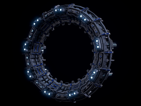 Star Gate Type 2 PBR 3D 模型