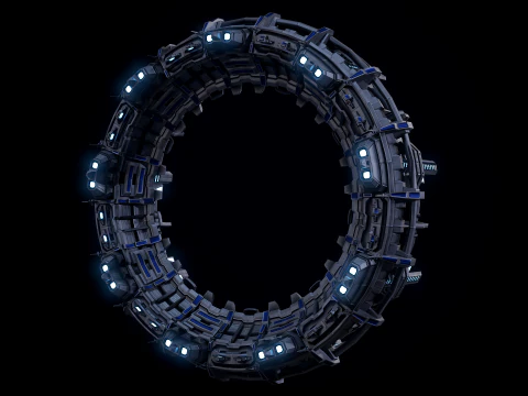 PBR Star Gate di tipo 2 Modello 3D