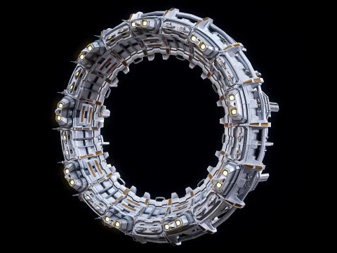 PBR Star Gate di tipo 2 Modello 3D