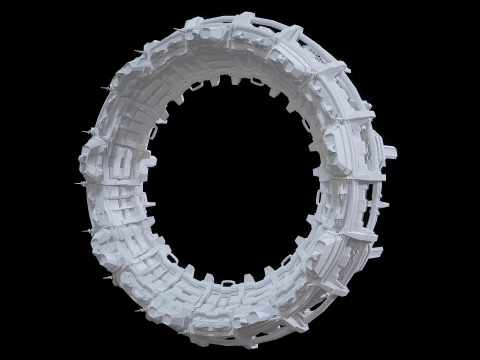 PBR Star Gate di tipo 2 Modello 3D