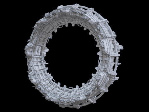 Star Gate Type 2 PBR 3D 模型