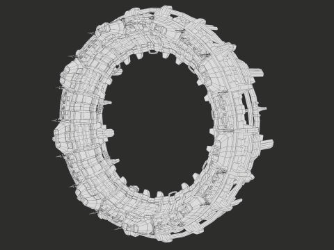 Star Gate Type 2 PBR 3D 模型