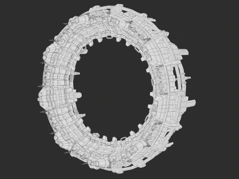 PBR Star Gate di tipo 2 Modello 3D