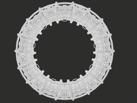 Star Gate Type 2 PBR 3D 模型