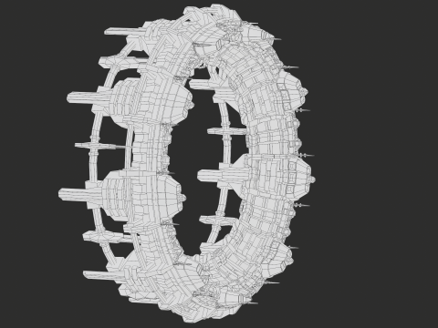 Star Gate Type 2 PBR 3D 模型