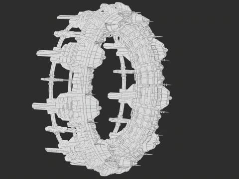 PBR Star Gate di tipo 2 Modello 3D