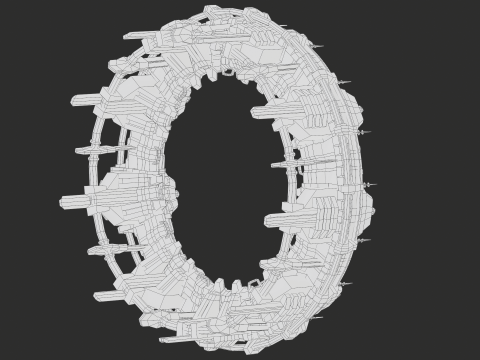 Star Gate Type 2 PBR 3D 模型