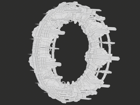 Star Gate Type 2 PBR 3D 模型