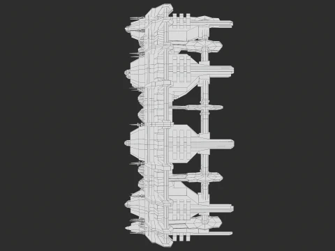 PBR Star Gate di tipo 2 Modello 3D