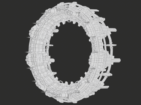 Star Gate Type 2 PBR 3D 模型