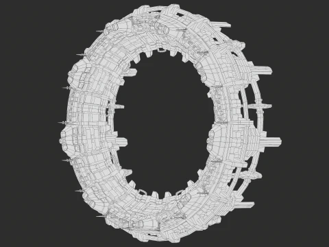 PBR Star Gate di tipo 2 Modello 3D