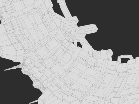 PBR Star Gate di tipo 2 Modello 3D