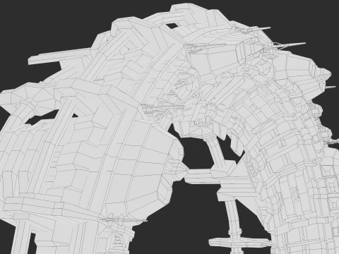 PBR Star Gate di tipo 2 Modello 3D