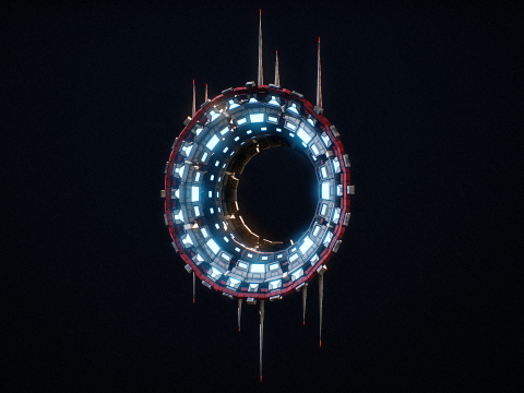 Star Gate Type 3 PBR 3D 모델