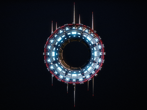 Star Gate Type 3 PBR 3D 모델