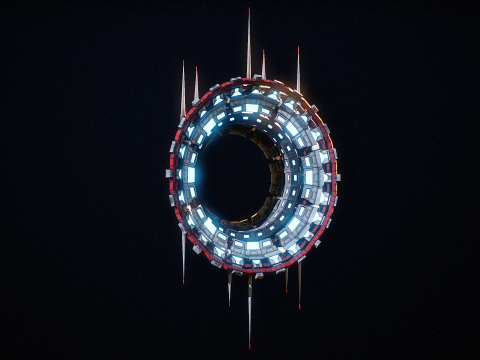 Star Gate Type 3 PBR 3D 모델