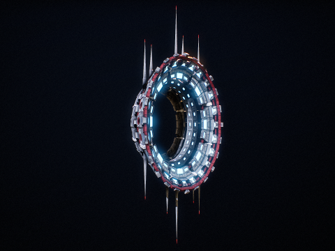Star Gate Type 3 PBR 3D 모델
