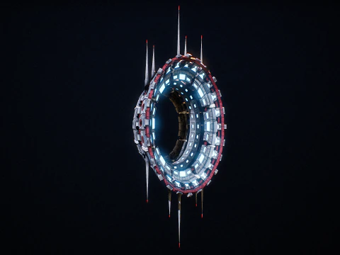 Star Gate Type 3 PBR 3D Model