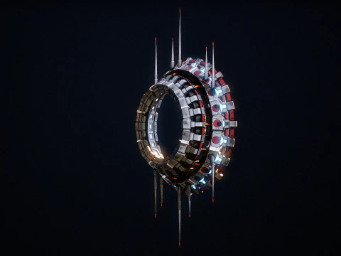 Star Gate Type 3 PBR 3D Model