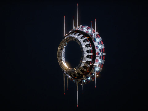 Star Gate Type 3 PBR 3D Model