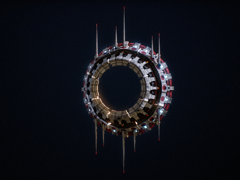 Star Gate Type 3 PBR 3D 모델
