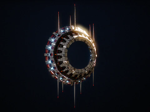 Star Gate Type 3 PBR 3D Model