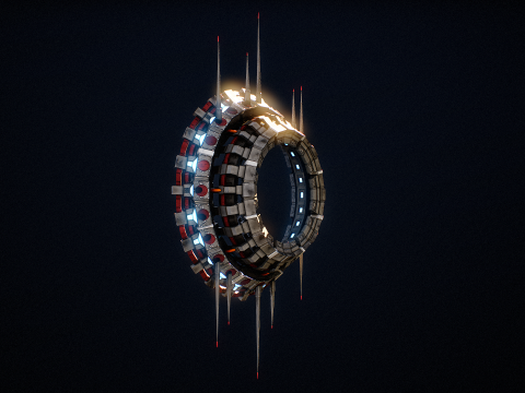 Star Gate Type 3 PBR 3D 모델