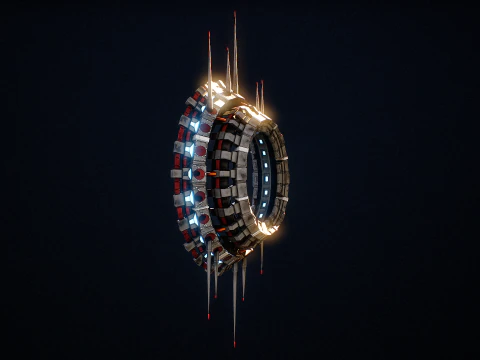 Star Gate Type 3 PBR 3D Model