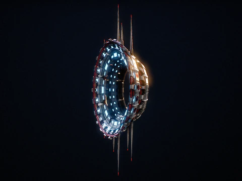Star Gate Type 3 PBR 3D Model