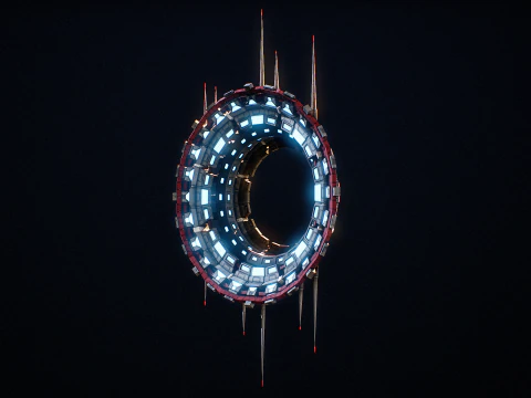 Star Gate Type 3 PBR 3D Model