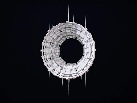 Star Gate Type 3 PBR 3D Model