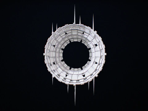 Star Gate Type 3 PBR 3D Model