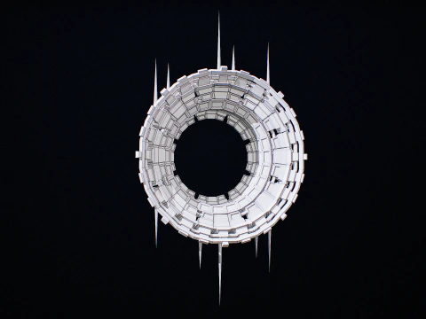 Star Gate Type 3 PBR 3D Model