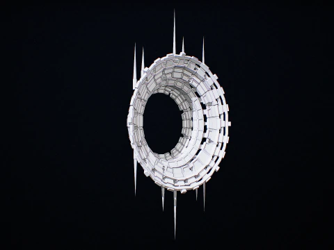 Star Gate Type 3 PBR 3D Model